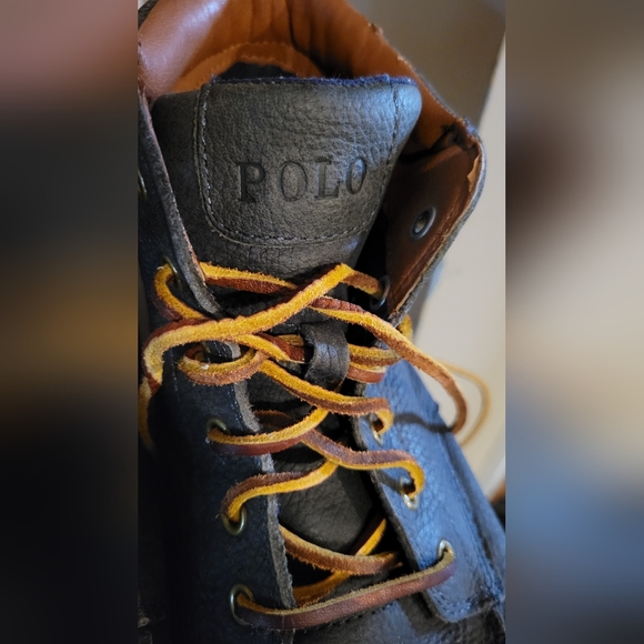 Polo Ralph Lauren Tedd Men\'s High Top Boots Shoes Size 10D main image 11
